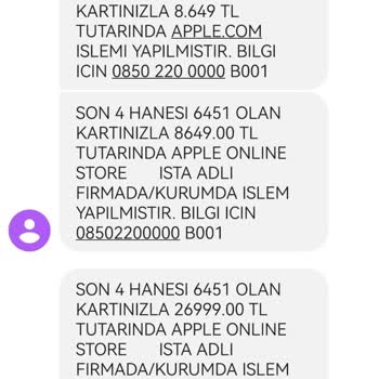 Apple.com'dan Haberim Olmadan Para Çekimi