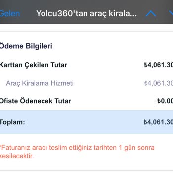 Yolcu360 Garenta (Araç Kiralaması) Mağduriyet Bildirisi