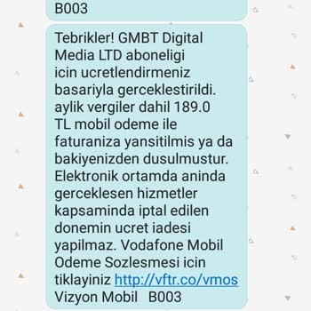 Digifun Üyelik İptali Ücreti İade Edilmedi