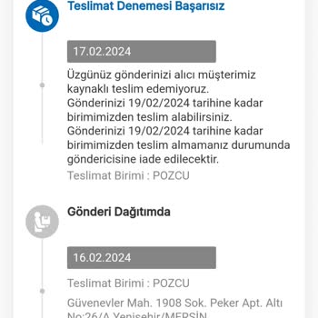 MNG Kargo Evde Olmadığım Gerekçesiyle Teslimat Yapmadı
