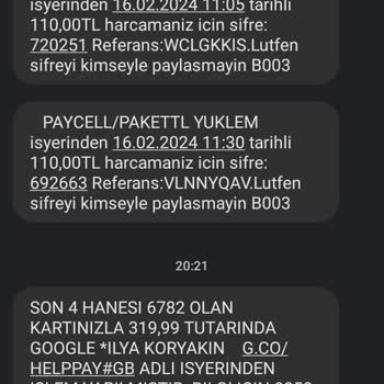 Paycell Benim Bilgim Dışında Abonelik Açılmış!
