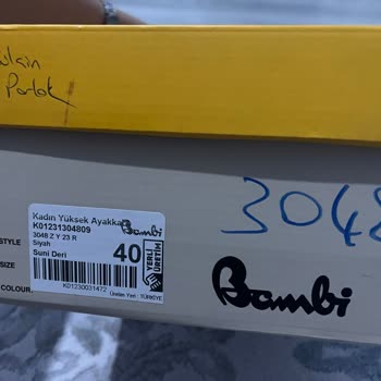 Bambi Ayakkabı Kalite Beklentisini Karşılamayan Ayakkabı Deneyimi