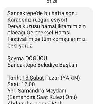 Sancaktepe Belediyesi KVK Kanunu İhlali. İvedi Çözüm