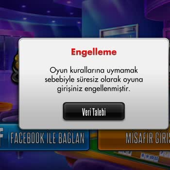 Zynga Süresiz Olarak Engellenme