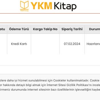 Ykmkitap Adlı Siteden Alışveriş Yaptım Ama Mağdur Oldum.