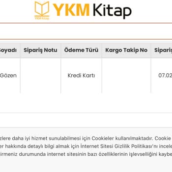 Ykmkitap Adlı Siteden Alışveriş Yaptım Ama Mağdur Oldum.