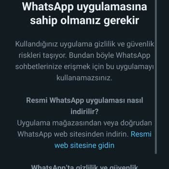 WhatsApp Erişim Sorunu!