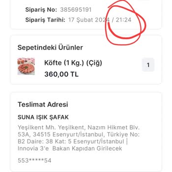 Köfteci Yusuf Müşteri Beklentisi Ve Teslimat Süresi Uyuşmazlığı