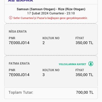 Obilet'te Biletin İptal Görünmemesi