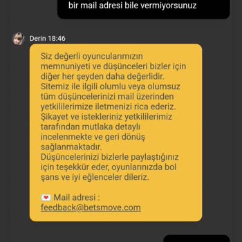 Betsmove Her Şey Para Yatırıncaya Kadarmış