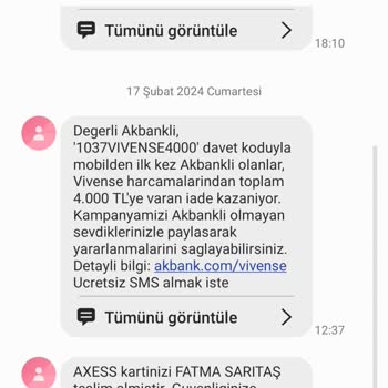 Akbank Kredi Kartı Adıma Değil Hiç Tanımadığım Bir Başkasına Verilmiş