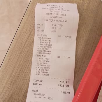 KFC Özensiz Çalışma Şikayet