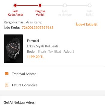 Trendyol Beni Çok Mağdurum Etti
