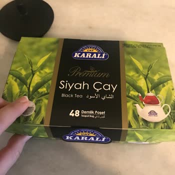 Karali Çay Karali Boş Poşet Çay