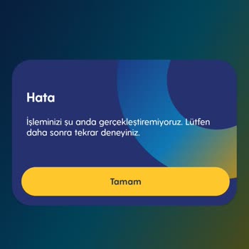 Gnç Ve Turkcell Hata Alıyorum