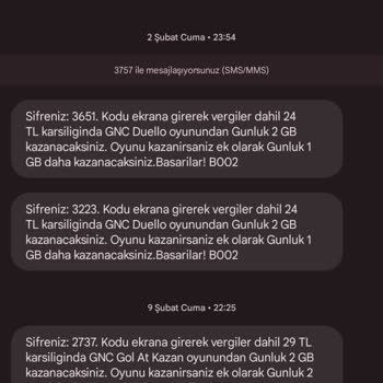 Gnç Ve Turkcell Hata Alıyorum