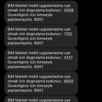 BİM Spam Mesajlar Ve Kullanıcı Güvenliği İle İlgili Şikayet