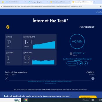 Turkcell Superonline İnternet Hızı Ve Sürekli Kopma Sorunu