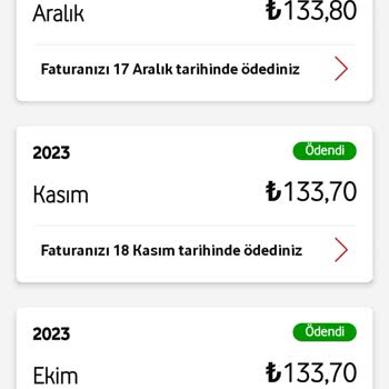 Vodafone Yüksek Tarife Uyguluyor