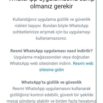 GB Whatsapp WhatsApp Plus Hatası