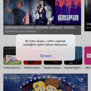 Passolig Giriş Bir Hata Oluştu Sorunu