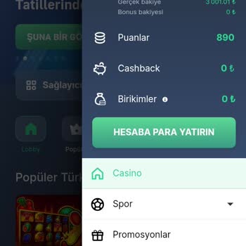 7Slots Para Yatırma İşlemi
