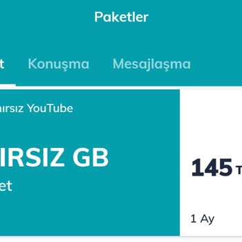 Türk Telekom 145 TL'lik Sınırsız Paket Hayal Kırıklığı