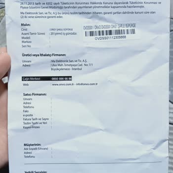 Onvo Dikey Şarjlı Süpürge E2 Hatası