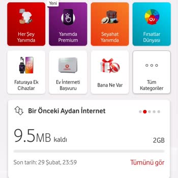 Vodafone'UN Kafasına Göre Ek Paket Tanımlaması