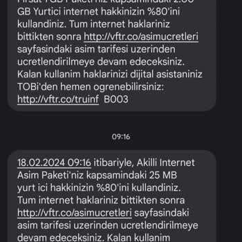 Vodafone'UN Kafasına Göre Ek Paket Tanımlaması