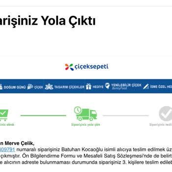 Çiçek Sepeti Siparişimi Teslim Etmiyor, İade De Etmiyor
