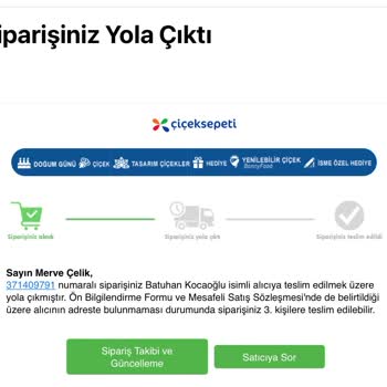 Çiçek Sepeti Siparişimi Teslim Etmiyor, İade De Etmiyor