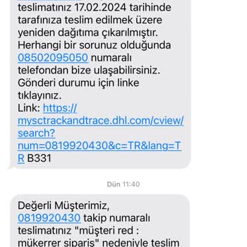 Koçtaş'ın DHL Lojistik Firması Ürünü Günlerdir Teslim Edemiyor