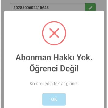 EGO Genel Müdürlüğü Ögrenci Abonman Hakkı Yok Diyor