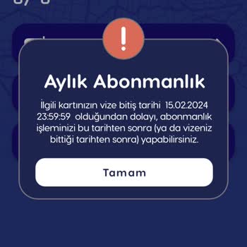 BURULAŞ Öğrenci Abonman Yükleme Hatası!