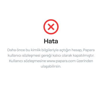 Papara Hesabımı Onaylayamıyorum