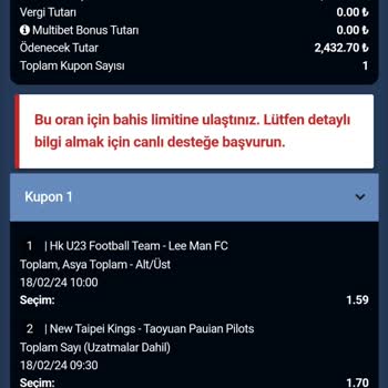 İmajbet Bahis Kısıtlaması Saçmalığı