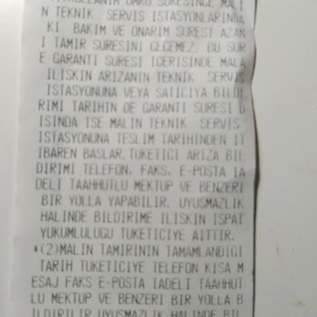 Vestel Yetkili Servisi Paranızı Alıyor Hizmetini Yapmıyor.