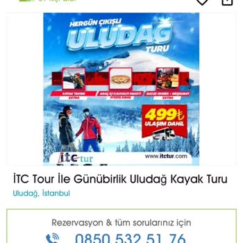 İtc Tur 17 Şubat Uludağ Turu