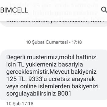Bimcell Paket Silinmesi Sorunu