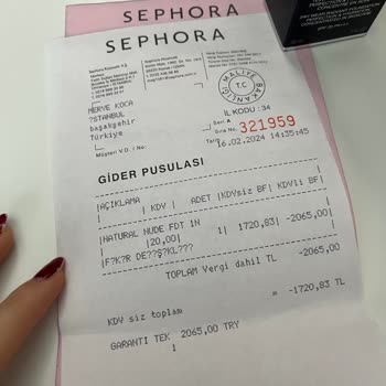 Sephora Yanlış Ürün Verilmesi