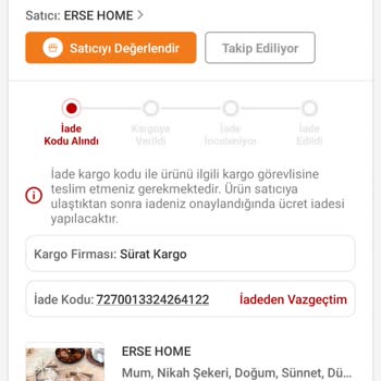 Trendyol Kına Hediyeliklerin İsimlik Eklenmeden Yollanması