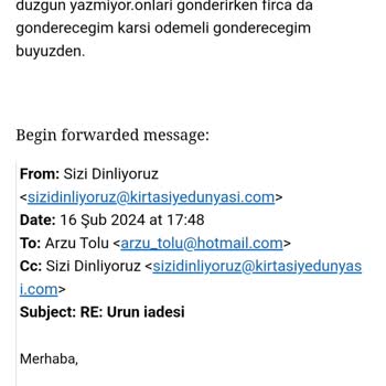 Kırtasiye Dünyası Ürün İadesinde Yaşanan Sorunlar Ve İletişim Eksikliği