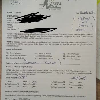 Sanya Güzellik (Sivas) Sanya Sivas Kaçtı