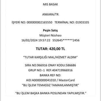 Misbaşak Ankara Macunköy Şubesinden Aldığım Yaş Pasta Sorunu