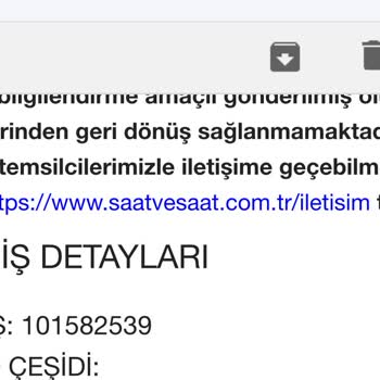 Saat & Saat Bir Türlü Gönderilemeyen Ürün