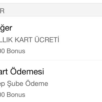 Garanti BBVA Garanti Kart Aidatı