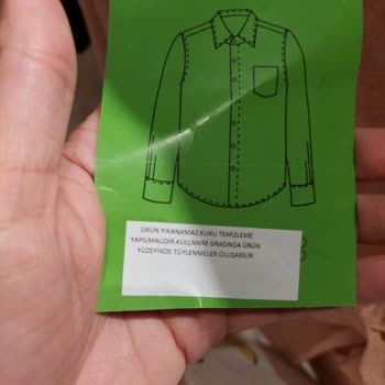 U.S. Polo Assn. Yıkanınca Minicik Kalan Gömlek :)