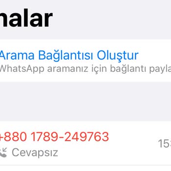 WhatsApp Yabancı Numaralardan WhatsApp Aramaları