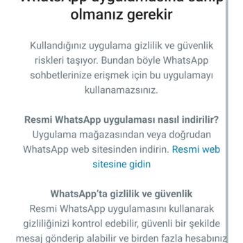 WhatsApp Çalışmıyor Güncelliği Görmüyor